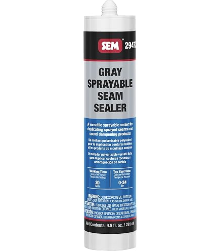 Amazon.com: SEM 29472 Gray Seam Sealer, 9.5 oz. : Automotive